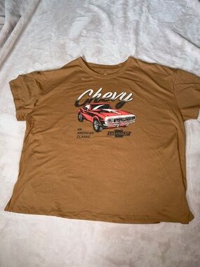 Chevy Graphic Short Sleeve Tee - Brown